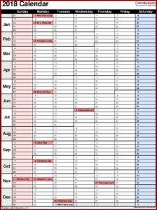 Calendar Planner Template Free Download