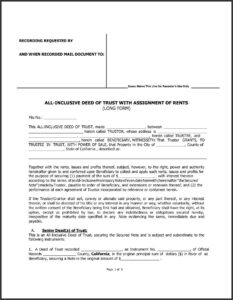 California Grant Deed Form Template