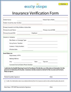 Car Insurance Forms Blank