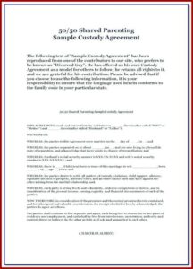 Character Affidavit For Child Custody Template