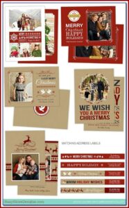 Christmas Card Templates Insert Faces