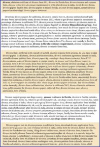 Divorce Forms Tucson Arizona