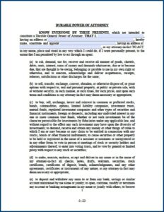 Durable Power Of Attorney Form For Missouri