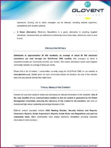 Electronic Newsletter Templates