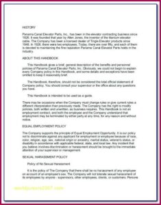 Employee Handbook Template Uk 2017