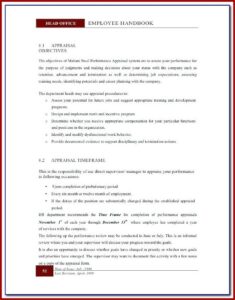 Employment Handbook Template Uk