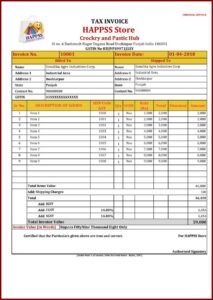 Excel Template For Invoices Free