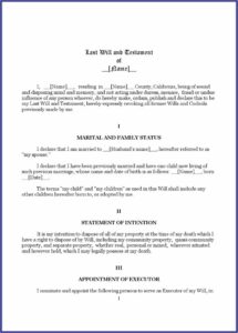 Free Arkansas Last Will And Testament Forms