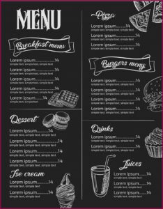 Free Chinese Menu Template Microsoft Word