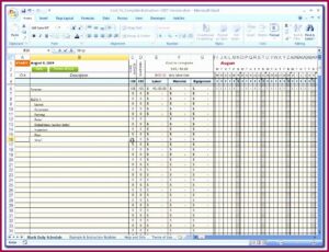Free Construction Project Schedule Template Excel