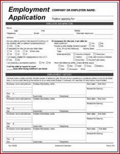 Free Employee Time Off Request Form Template