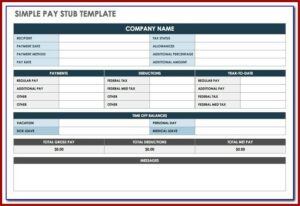 Free Excel Payroll Template 2018