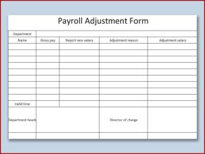 Free Excel Payroll Template Australia