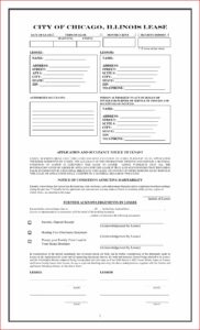 Free Illinois Residential Lease Agreement Template