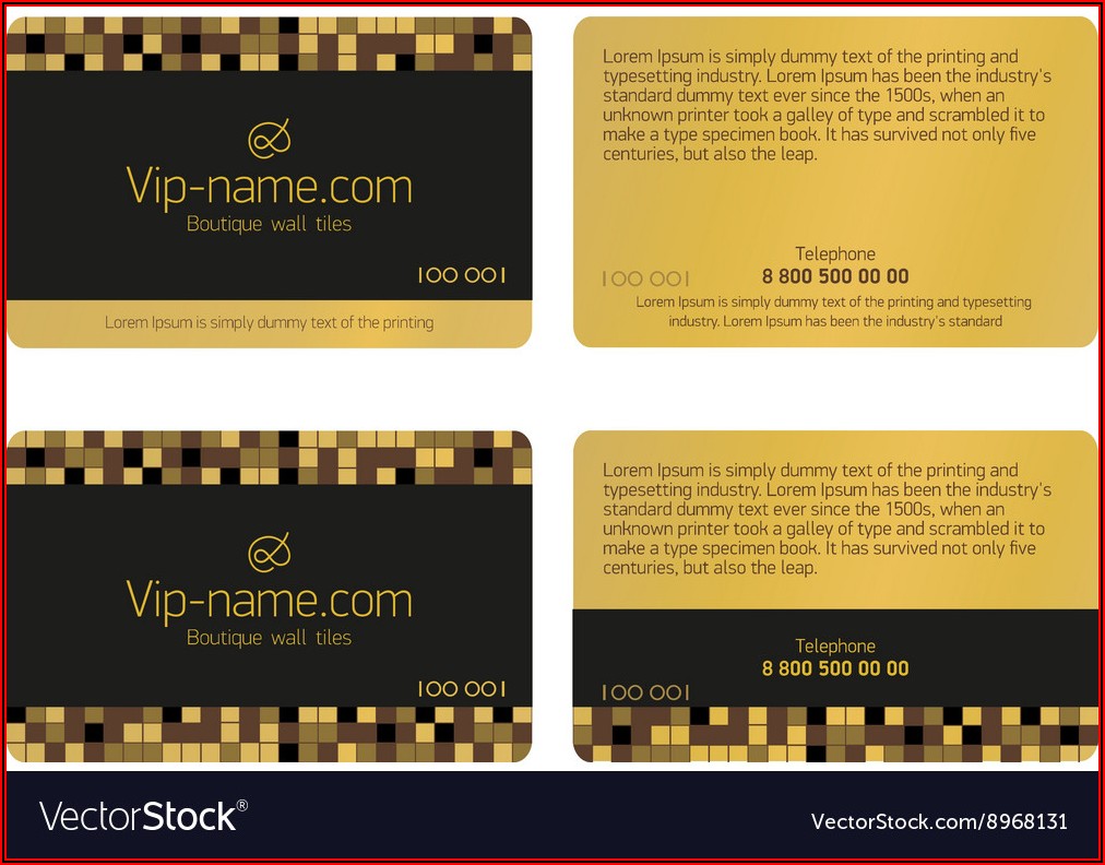Free Loyalty Card Design Template