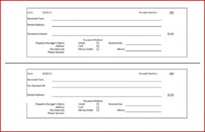 Free Money Receipt Format Doc