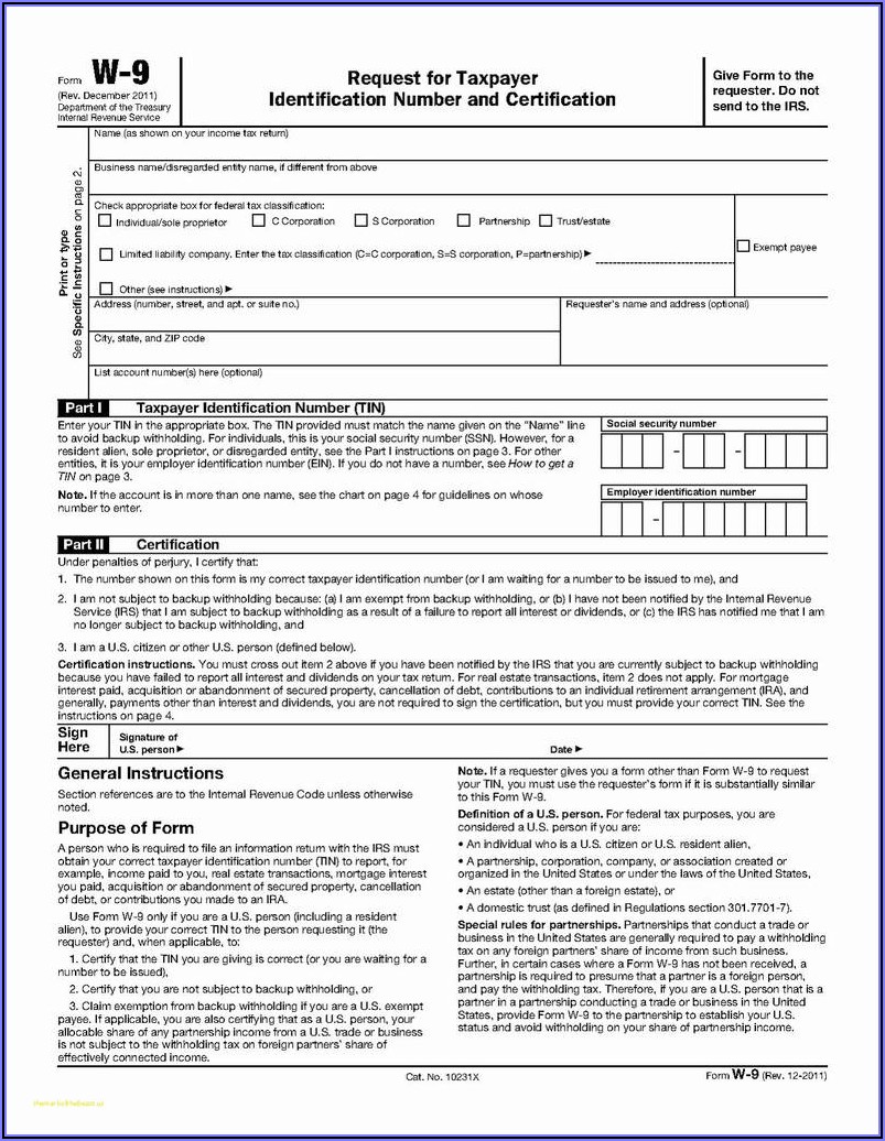 Free Printable Blank W2 Form