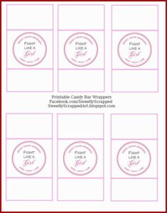 Free Printable Chocolate Bar Wrappers Templates