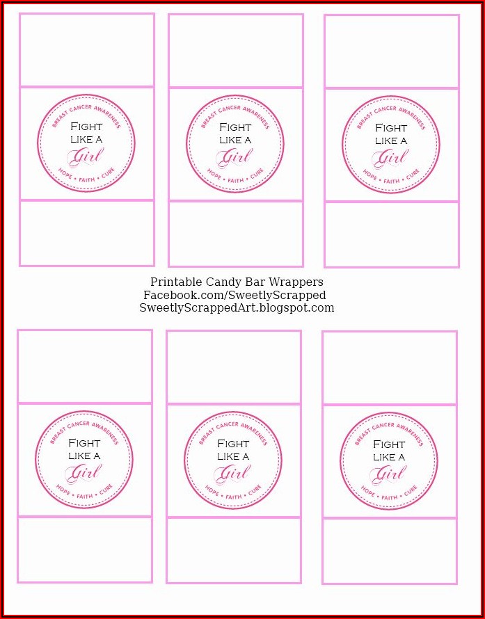 Free Printable Chocolate Bar Wrappers Templates