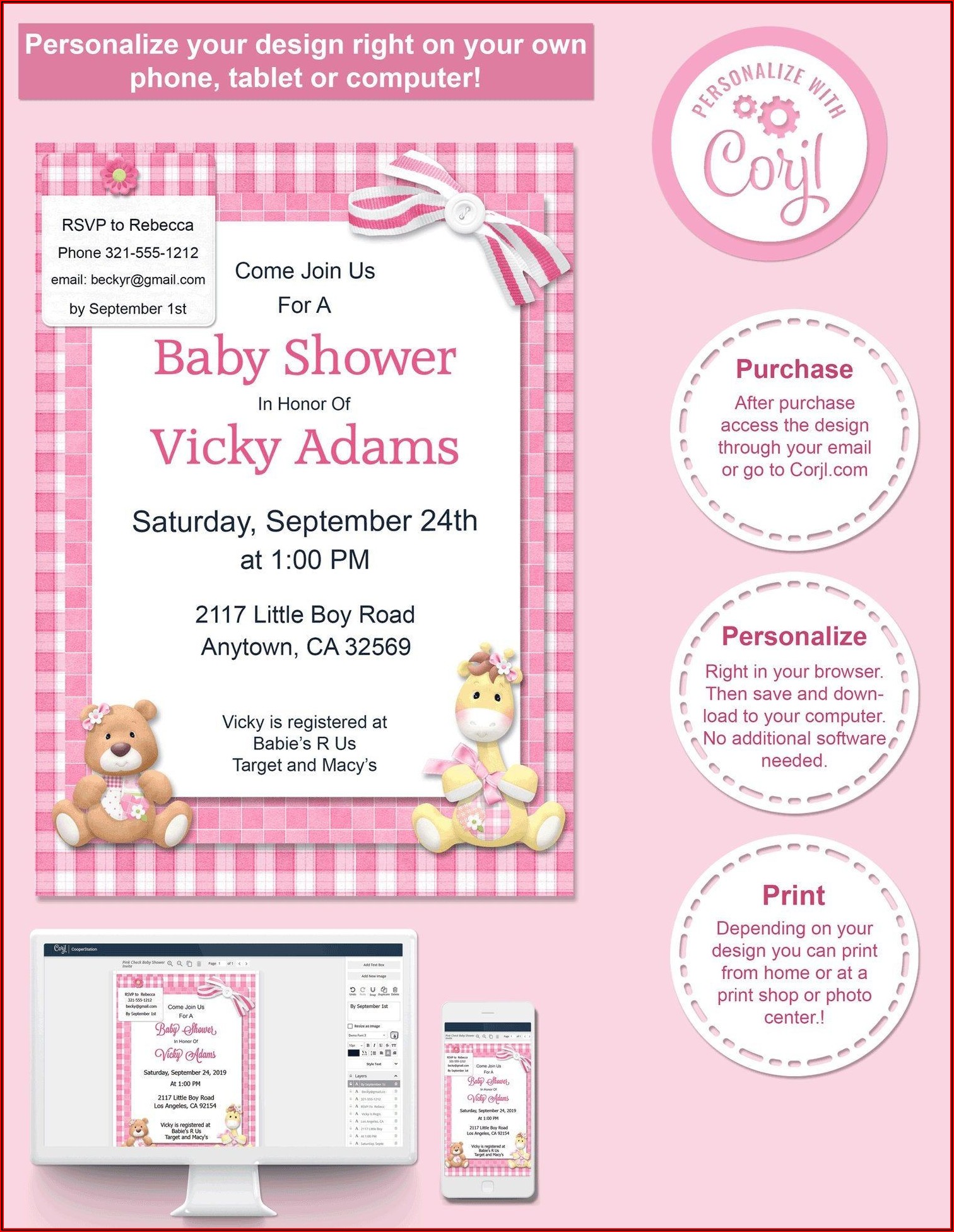Free Printable Owl Baby Shower Invitations Templates