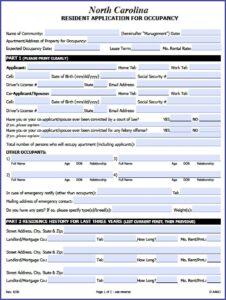 Free Rental Agreement Template Nc
