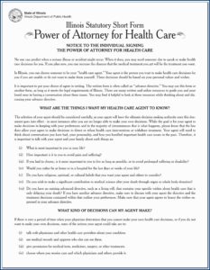 Ga Advance Directive For Health Care Form
