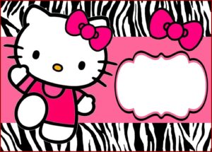 Hello Kitty Invitation Template