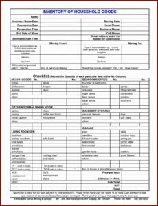 House Inspection Checklist Template Excel