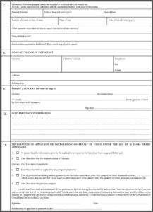 How To Fill Out A Grenada Passport Renewal Form