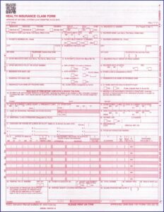 How To Fill Out A Hcfa 1500 Form For Medicare