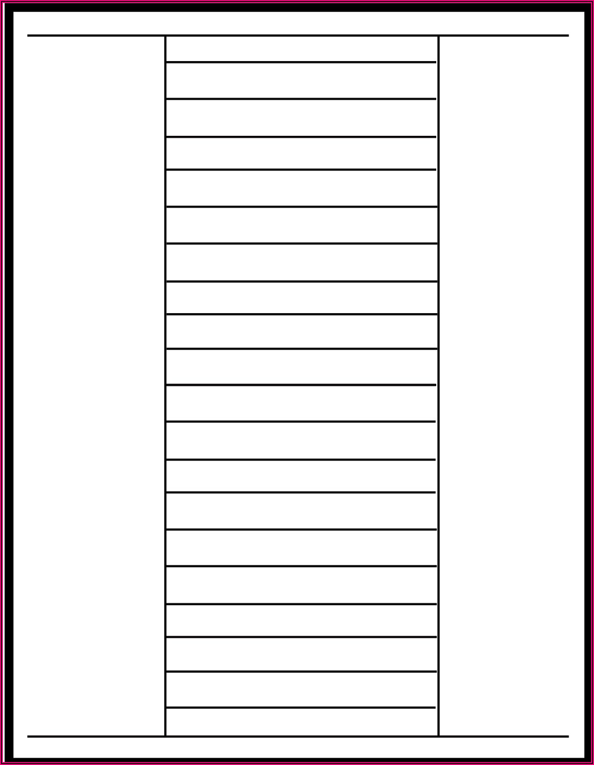 Insertable Tab Dividers Template