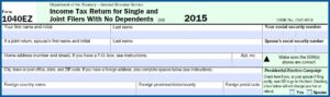 Instructions For Form 1040ez 2015