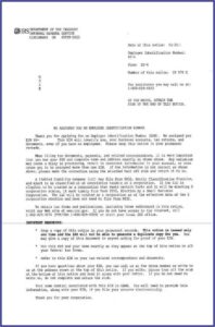Irs Ein Form Copy