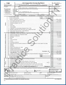 Irs Form 1120s Instructions 2015