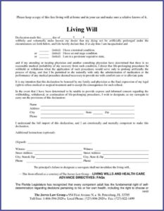 Last Will And Testament Form Free Pdf