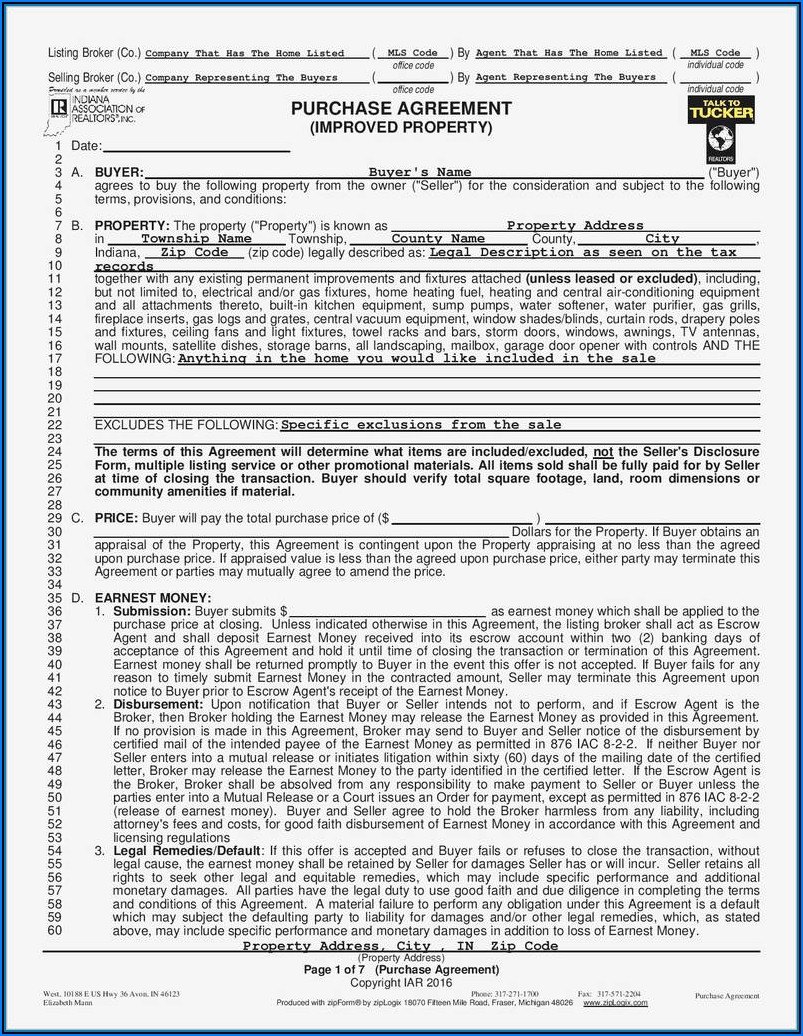 Lease Purchase Agreement Form Free