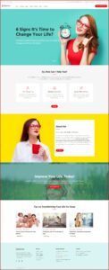 Life Coaching Website Template
