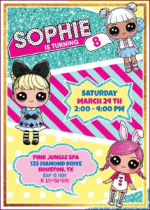 Lol Surprise Birthday Invitation Template