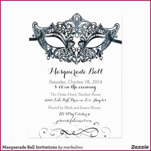 Masquerade Ball Invitations Free Templates