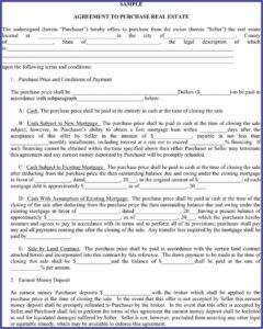 Memorandum Of Land Contract Michigan Form