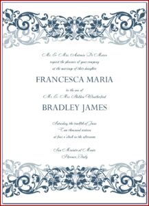 Online Indian Wedding Invitation Templates Free Download