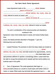 Photo Booth Rental Contract Template