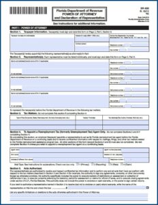 Power Of Attorney Form Florida Financial