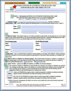 Power Of Attorney Form For Missouri