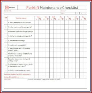 Printable Forklift License Template