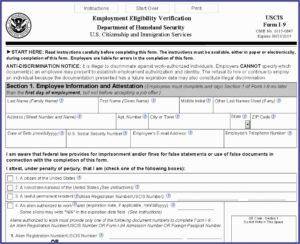 Printable I 9 Forms For 2019