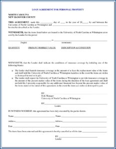 Private Loan Contract Forms