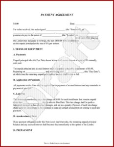 Promissory Letter Template