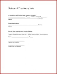 Promissory Note Template Florida
