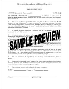 Promissory Note Template Utah